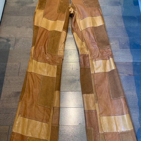 Parasuco Patchwork genuine leather pants - Picture 6 of 6